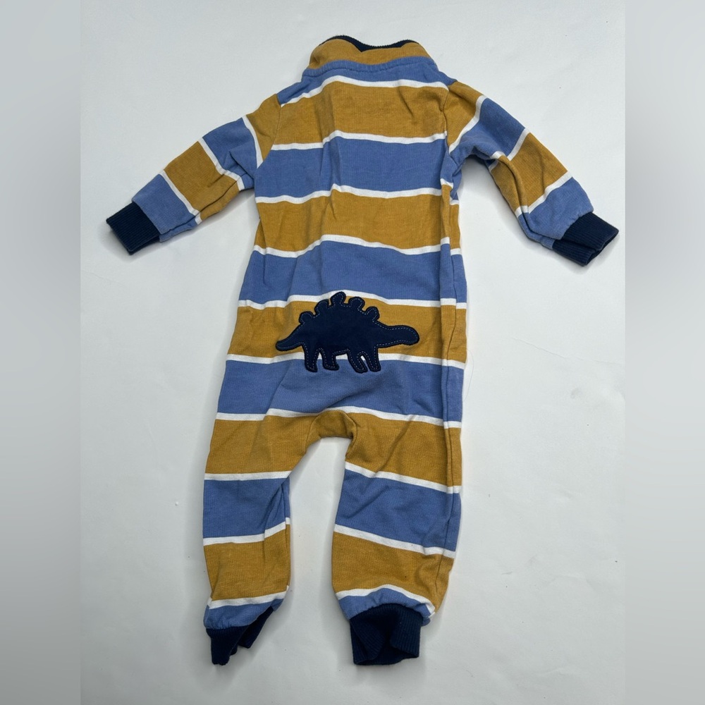 Carter’s Baby Boy Striped French Terry Jumpsuit 9M